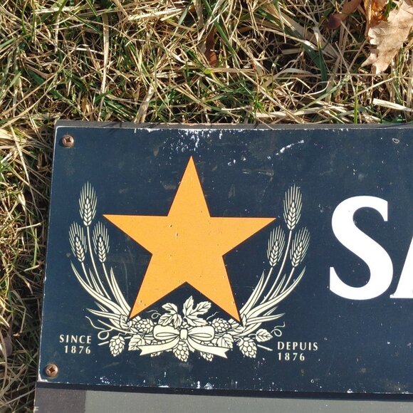 LARGE SAPPORO CHALK BOARD MENU BOARD SANDWICH BOARD Gold Star - Picture 3 of 10